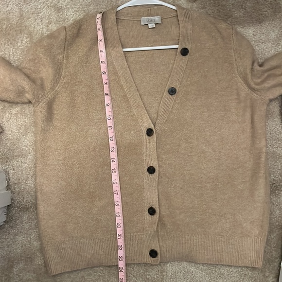 JCrew Tan Cardigan Sweater - Picture 6 of 6
